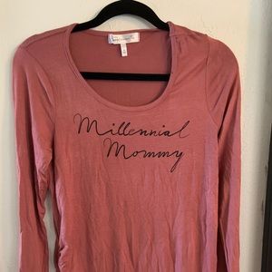 Maternity long sleeve shirt